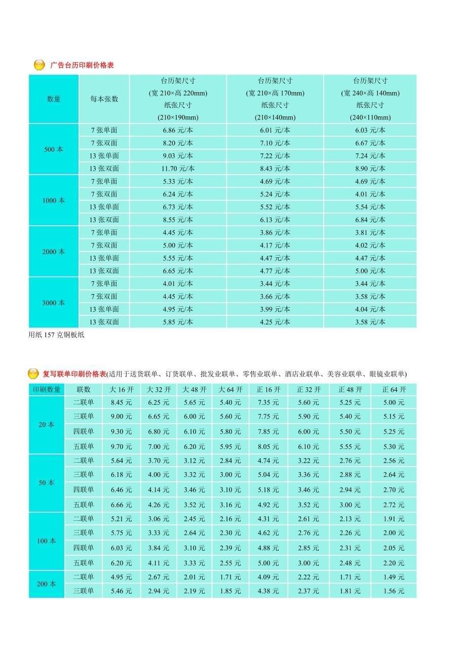 常规印刷品报价.doc_第5页