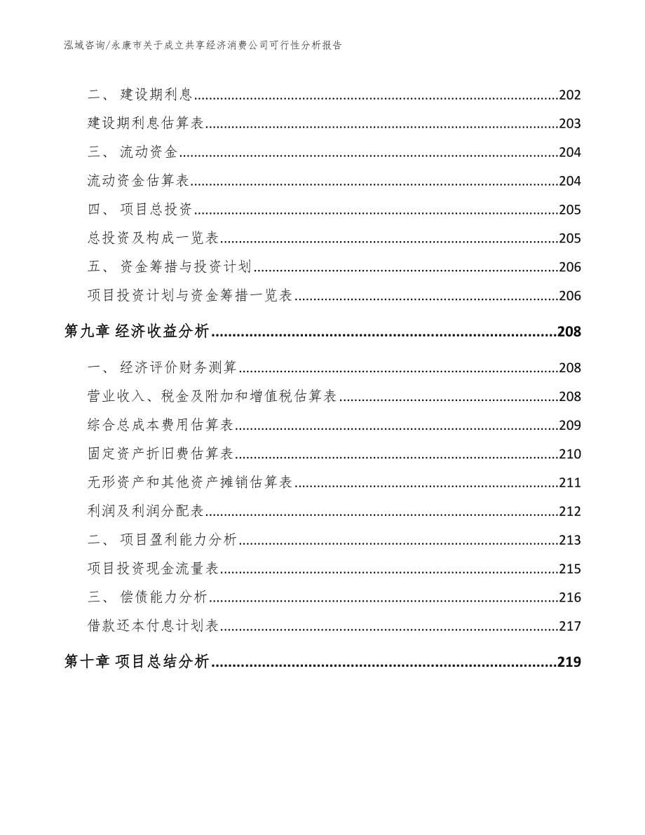 永康市关于成立共享经济消费公司可行性分析报告_第5页