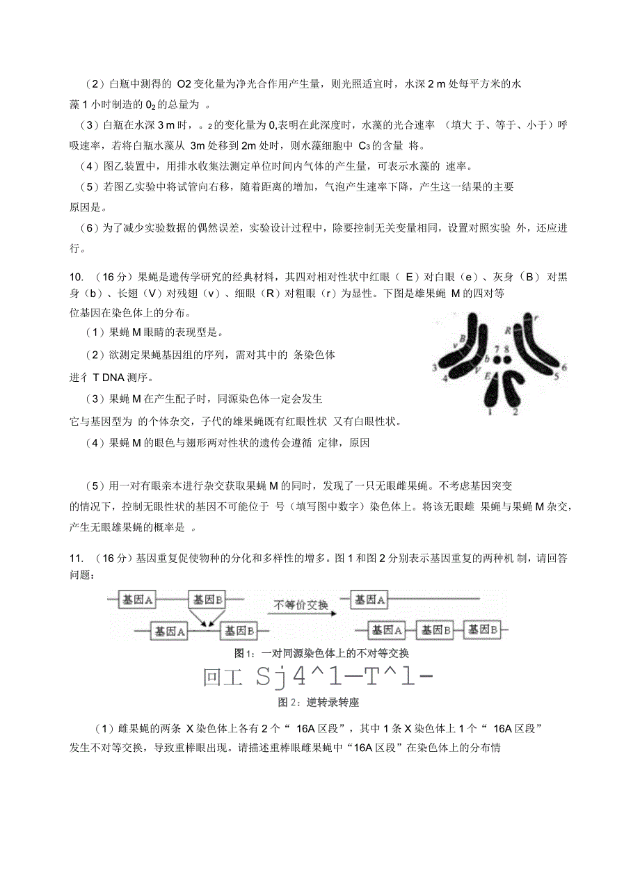 开平一中高三生物周练习(第11周)有解析_第3页