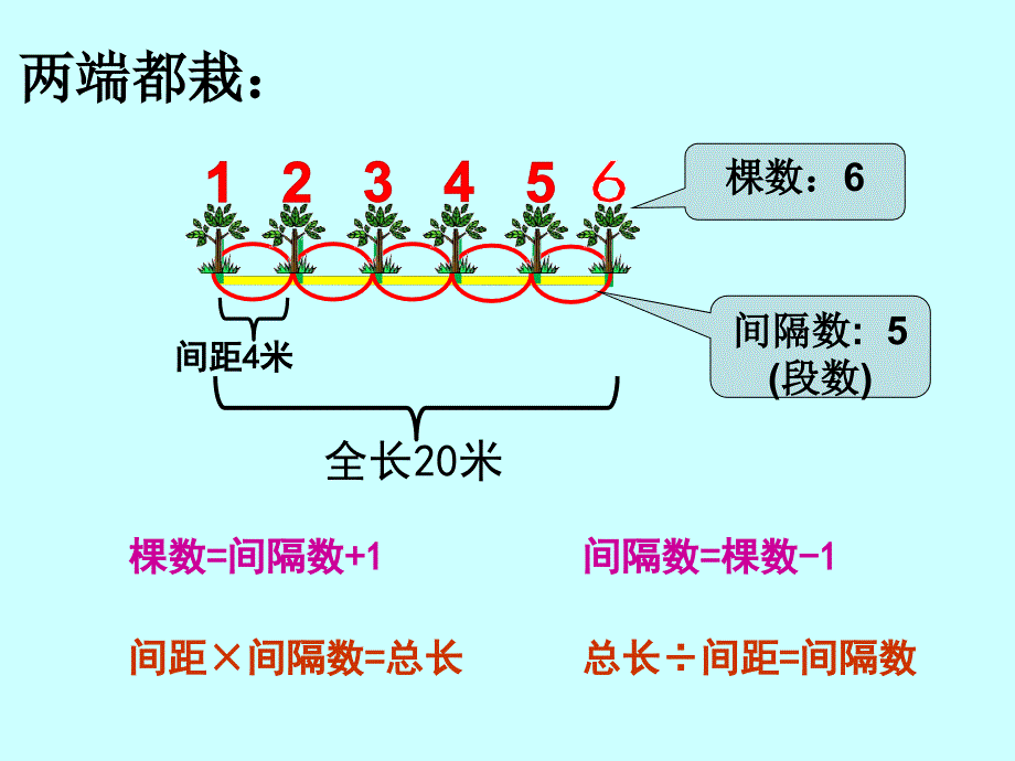 五年级上册数学课件植树问题人教版共13张PPT_第3页