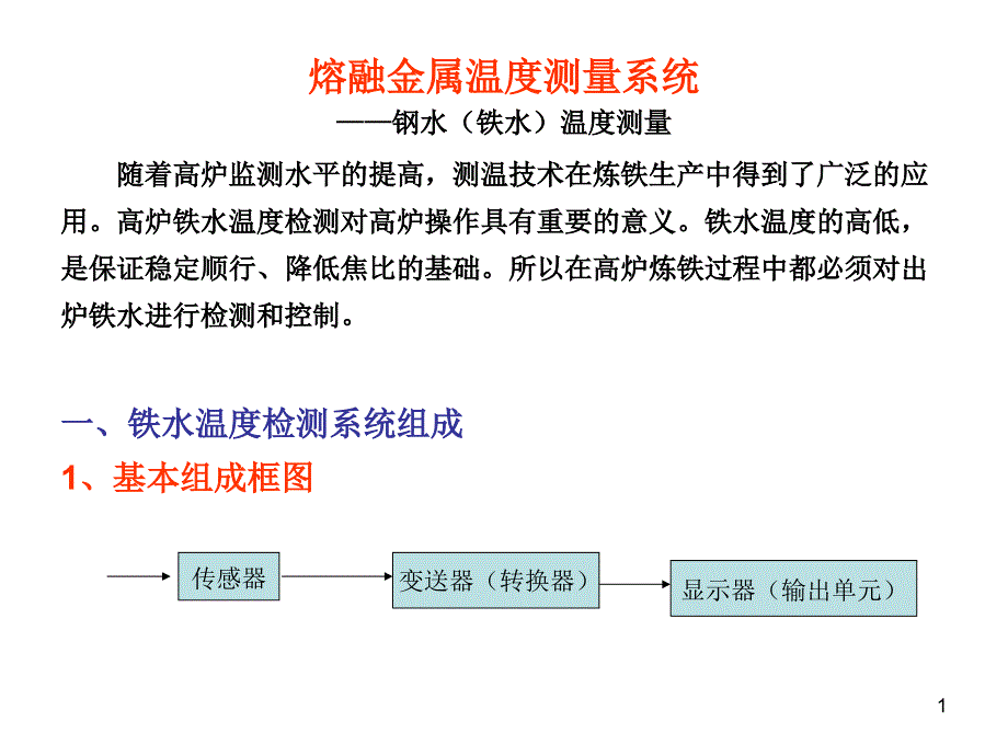 铁水温度测量_第1页