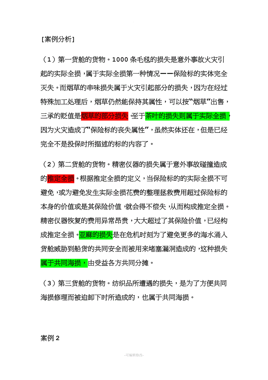 国际货物运输保险案例集锦.doc_第2页