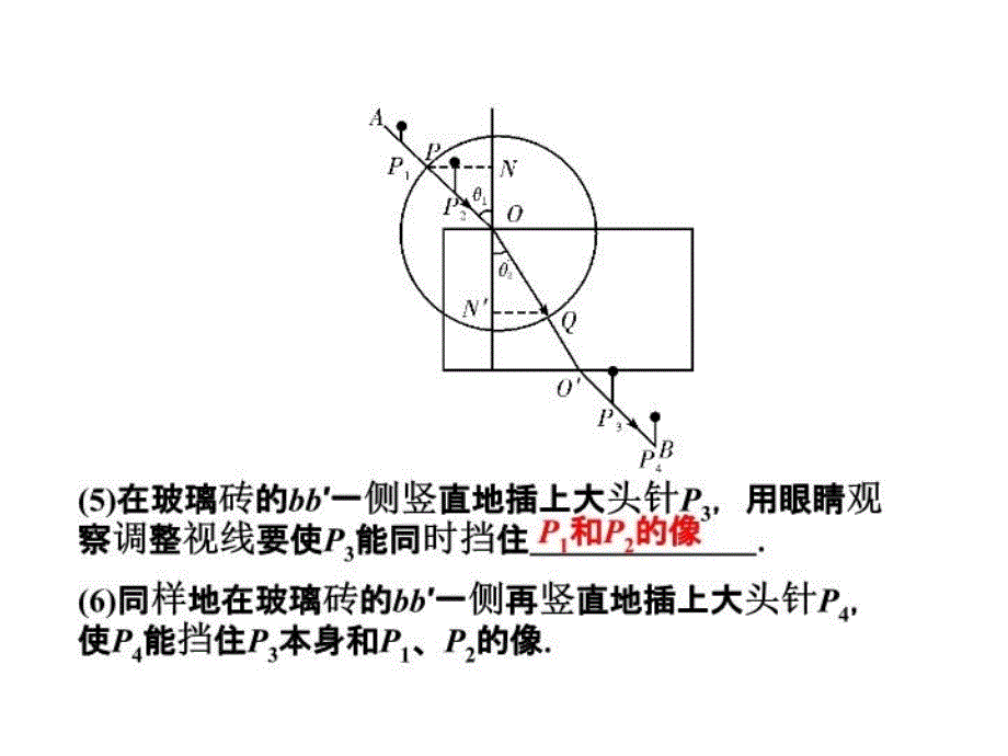 最新实验一测定玻璃的折射率PPT课件_第4页