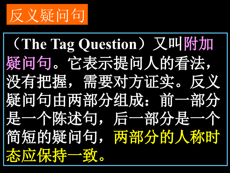 初中英语我自己总结的好用反义疑问句讲解usedppt课件_第2页