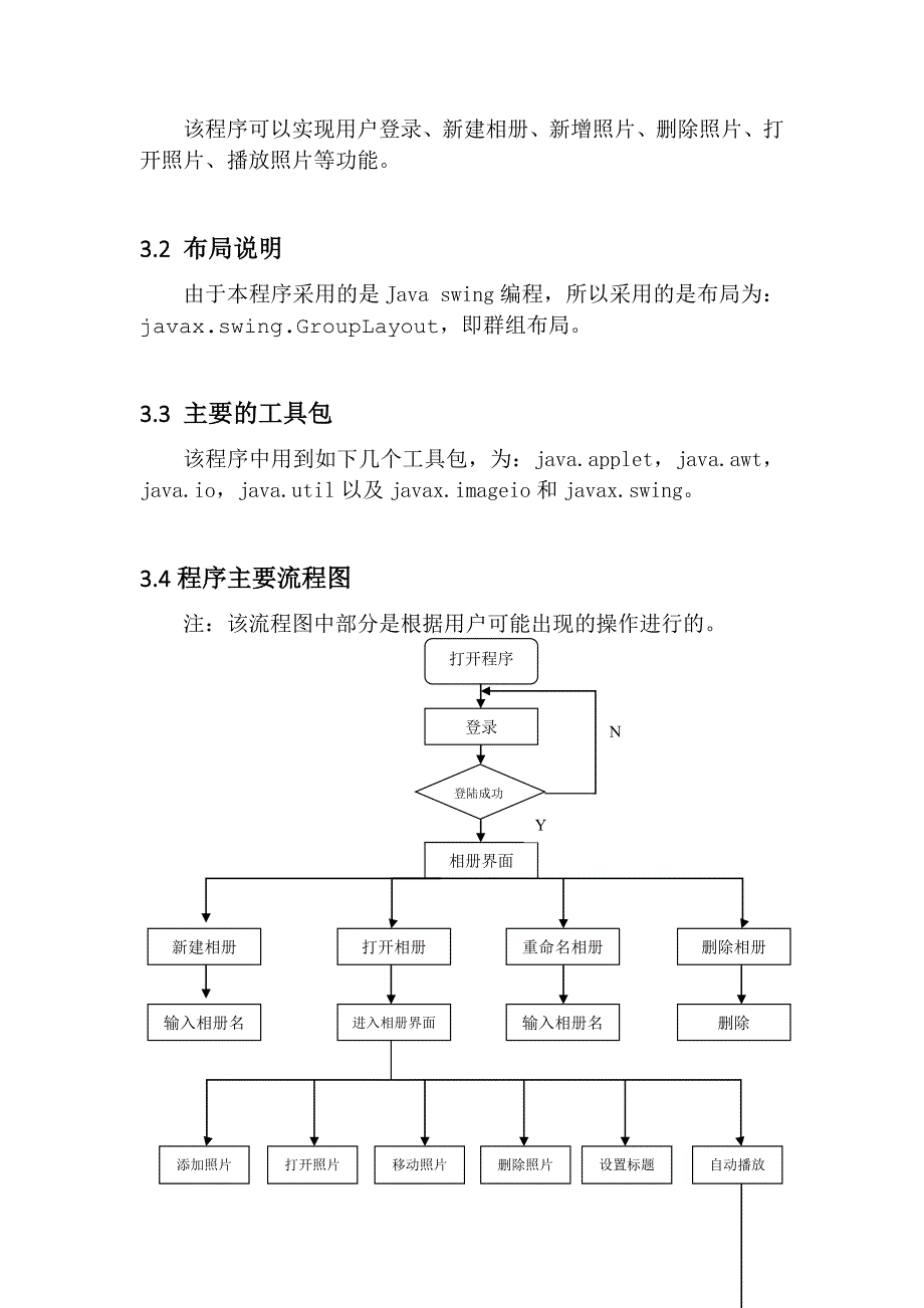 JAVA电子相册课程设计_第4页