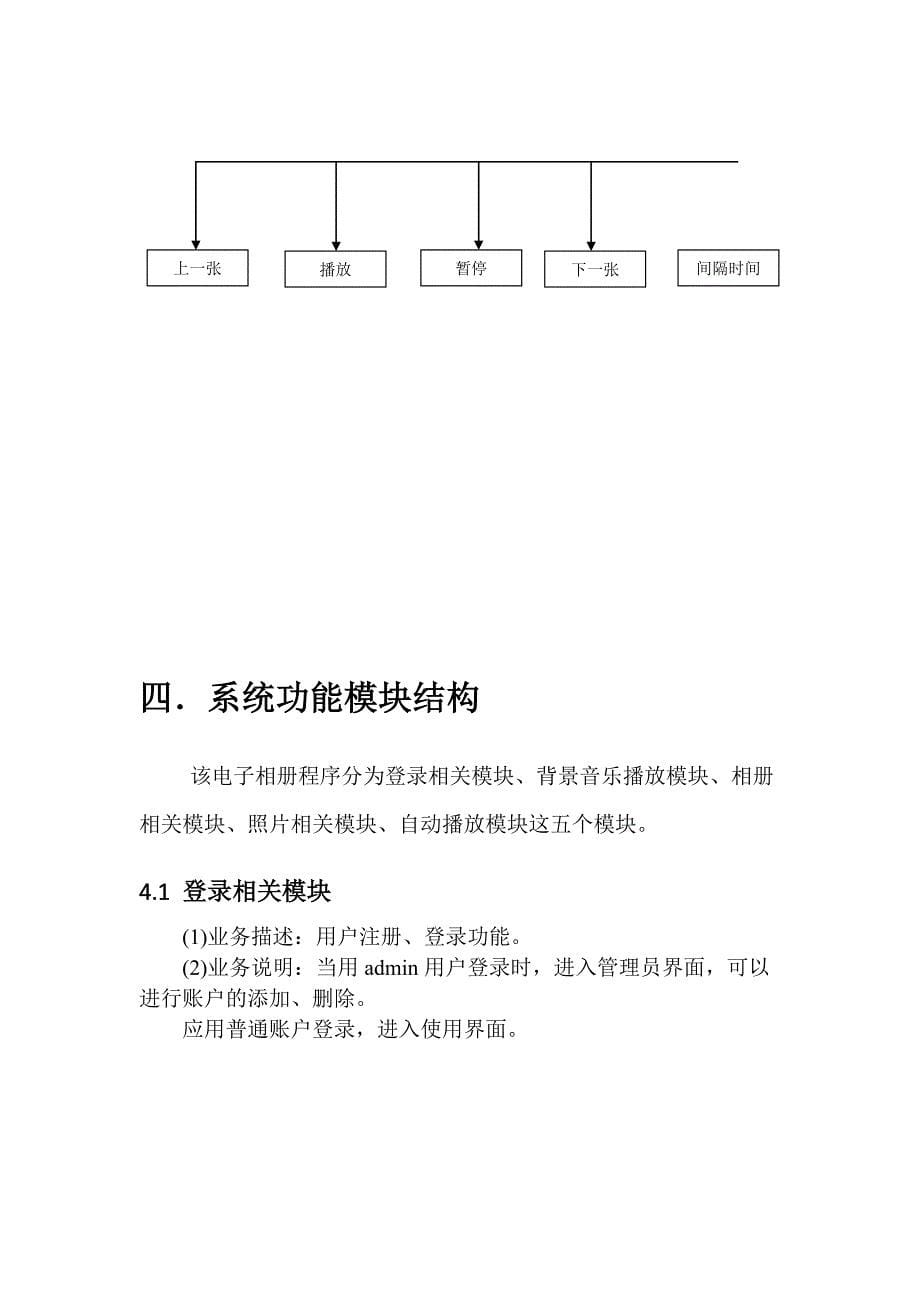 JAVA电子相册课程设计_第5页