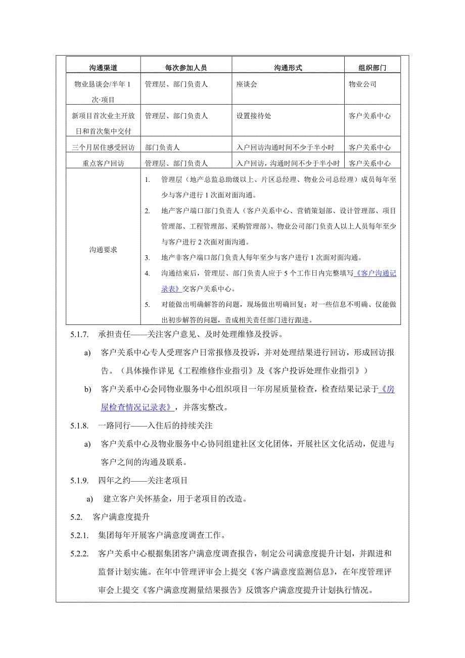 管理咨询资料：XX房地产公司客户关系管理程序.doc_第5页