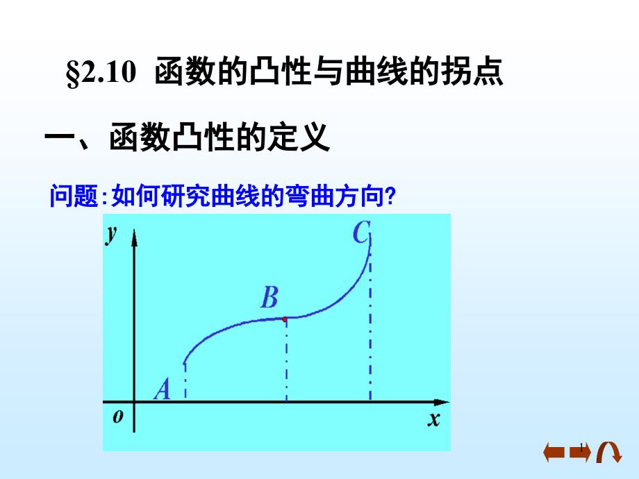 函数的凸性与曲线的拐点文档资料_第1页