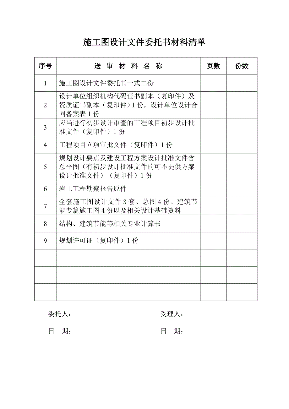 南京市建筑工程施工图设计审查委托书.doc_第4页