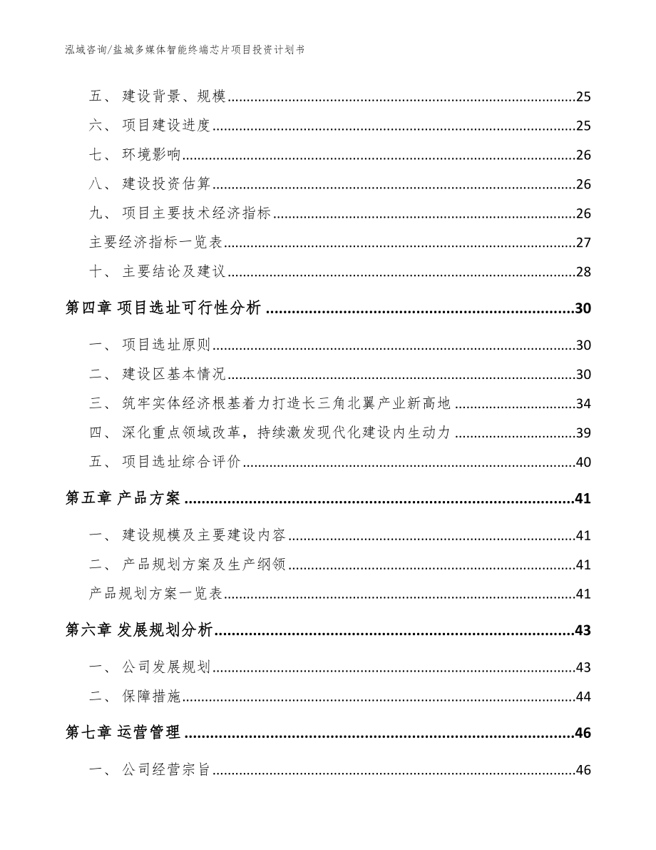 盐城多媒体智能终端芯片项目投资计划书【参考范文】_第2页