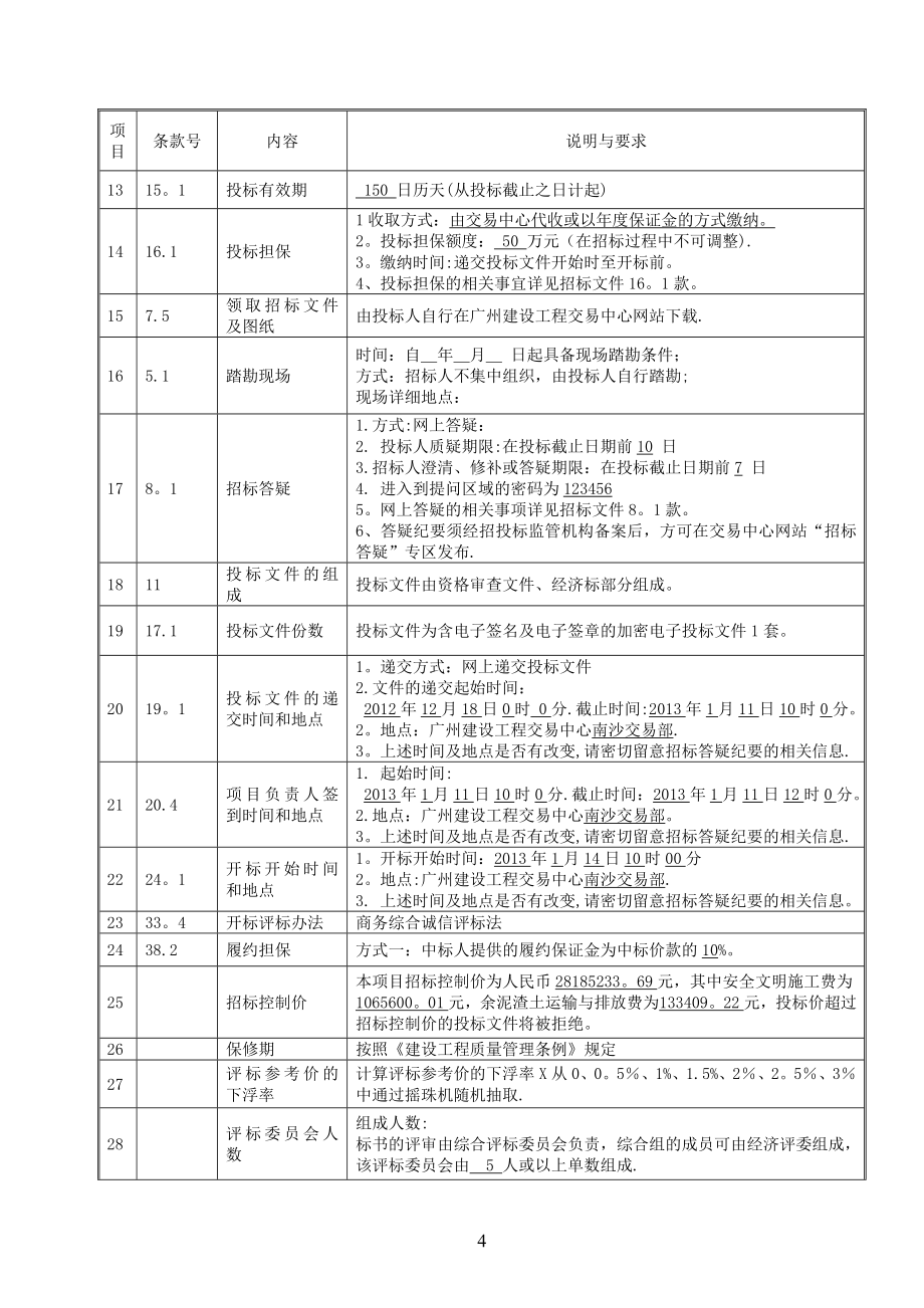 广汽丰田汽车有限公司招标文件和施工合同_第4页