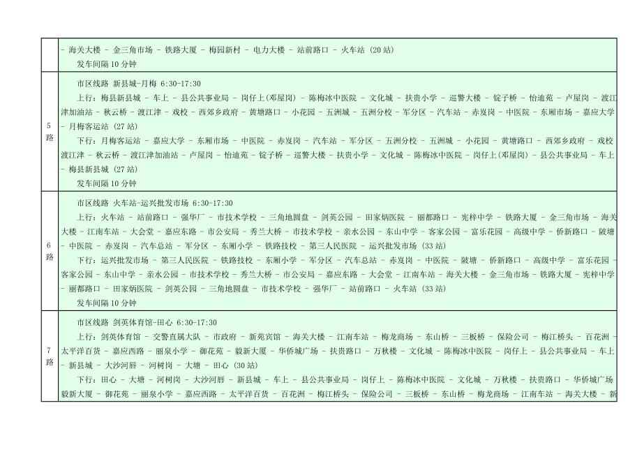 梅州公交路线.doc_第2页