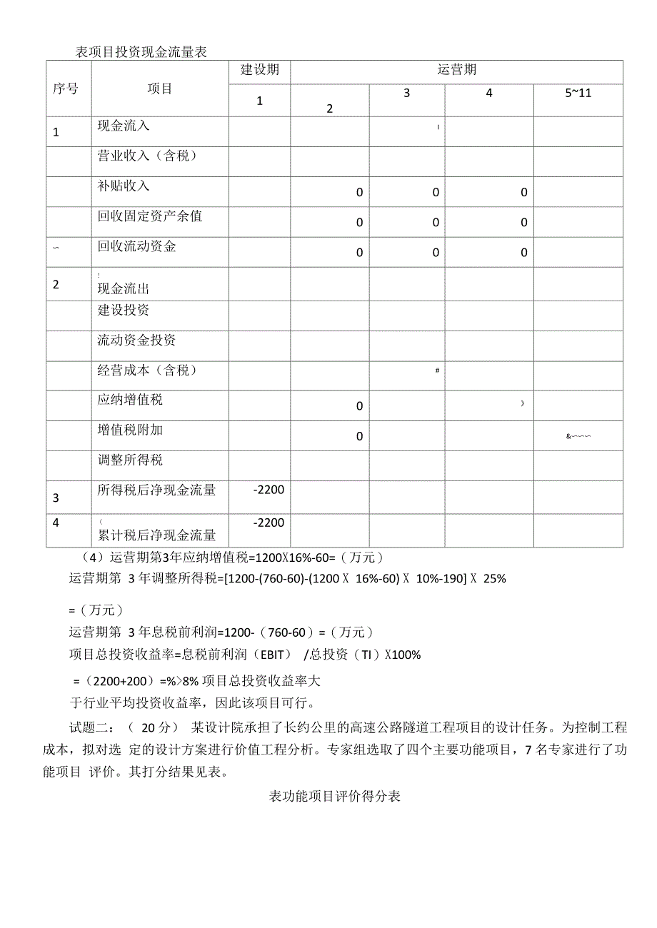 2018年一级造价工程师《案例分析》真题及答案解析_第3页