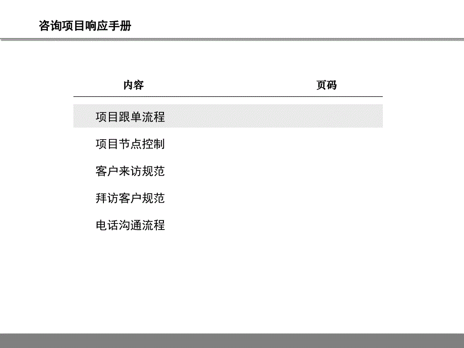 咨询项目响应手册_第2页