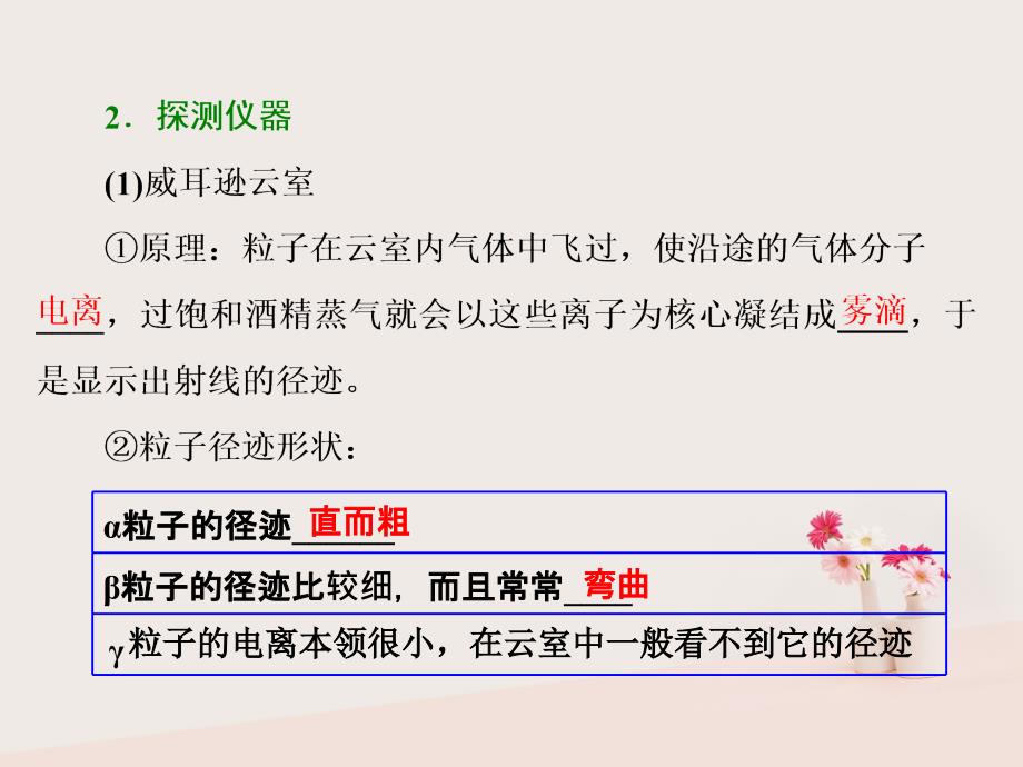 2017-2018学年高中物理 第十九章 原子核 第3、4节 探测射线的方法 放射性的应用与防护课件 新人教版选修3-5_第3页