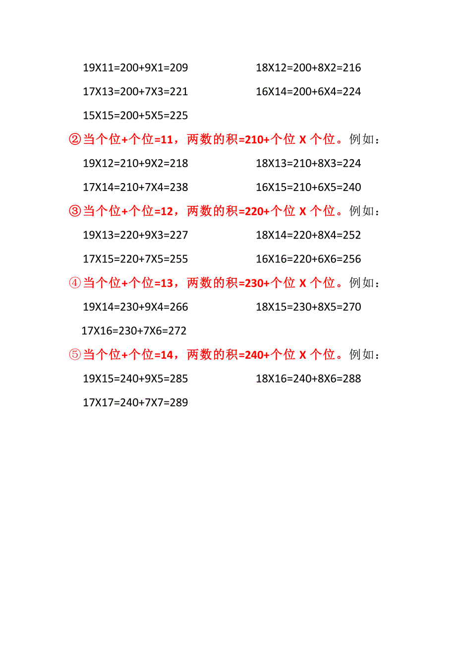 大九九乘法口诀表及背诵技巧_第4页