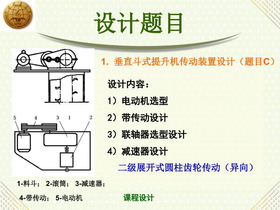 垂直斗式提升机传动装置设计.ppt_第3页