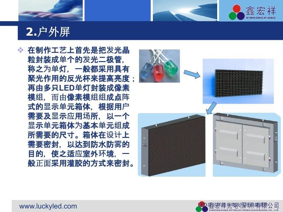 LED显示屏的分类及应用最新课件_第5页