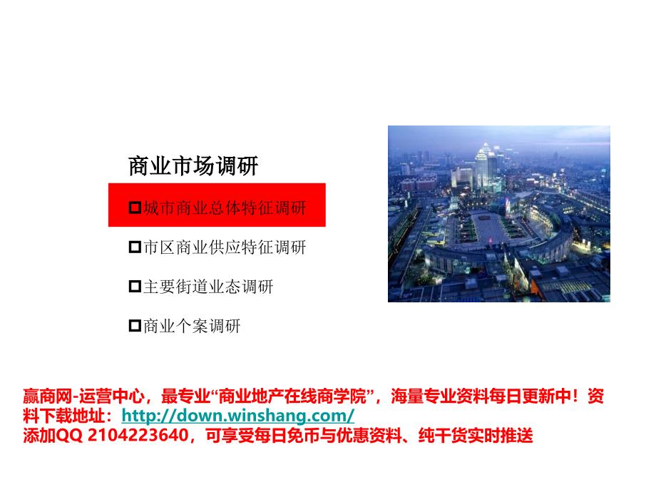 安徽铜陵商业市场调研33页_第1页