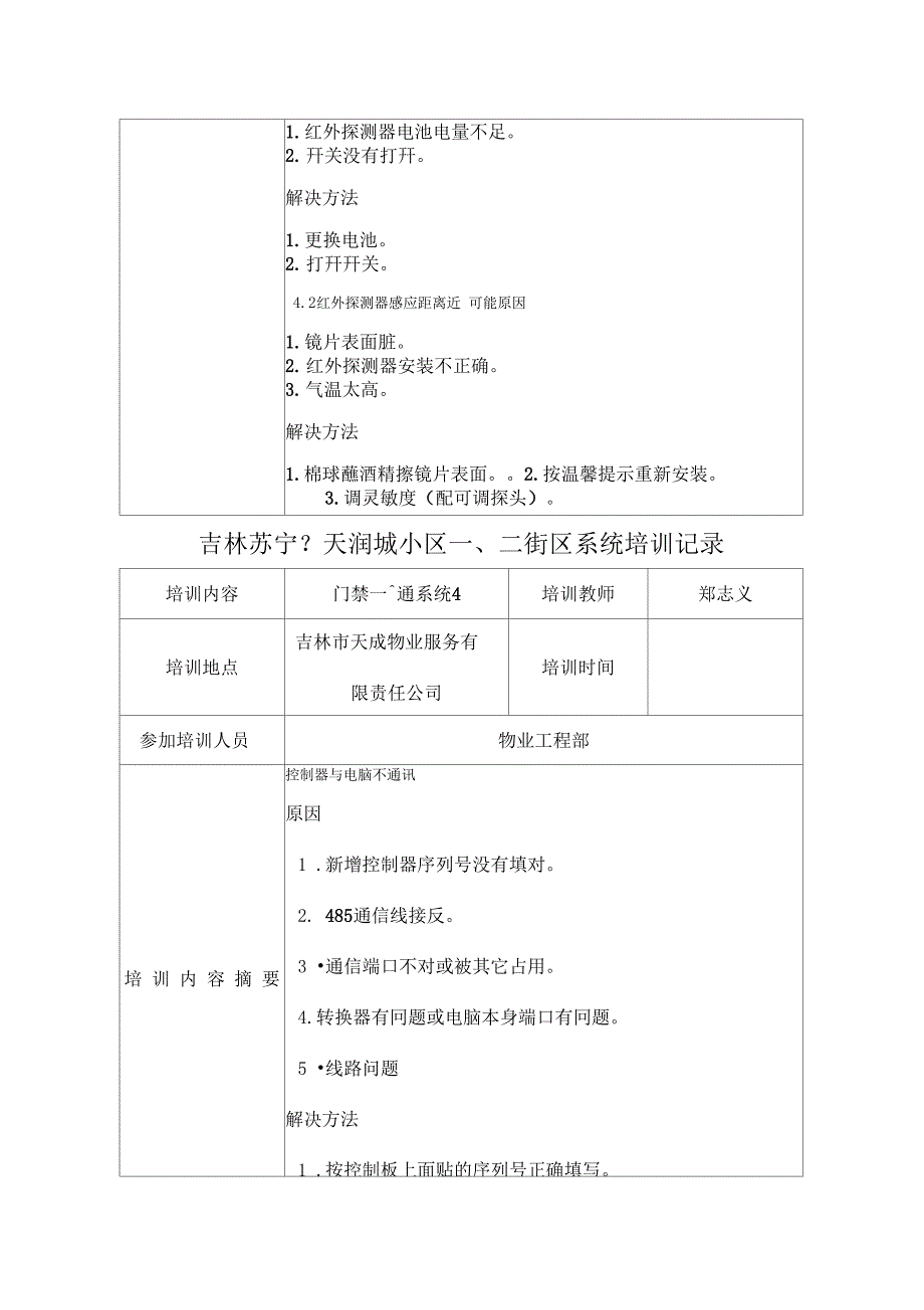 物业人员弱电智能化人员培训记录_第4页