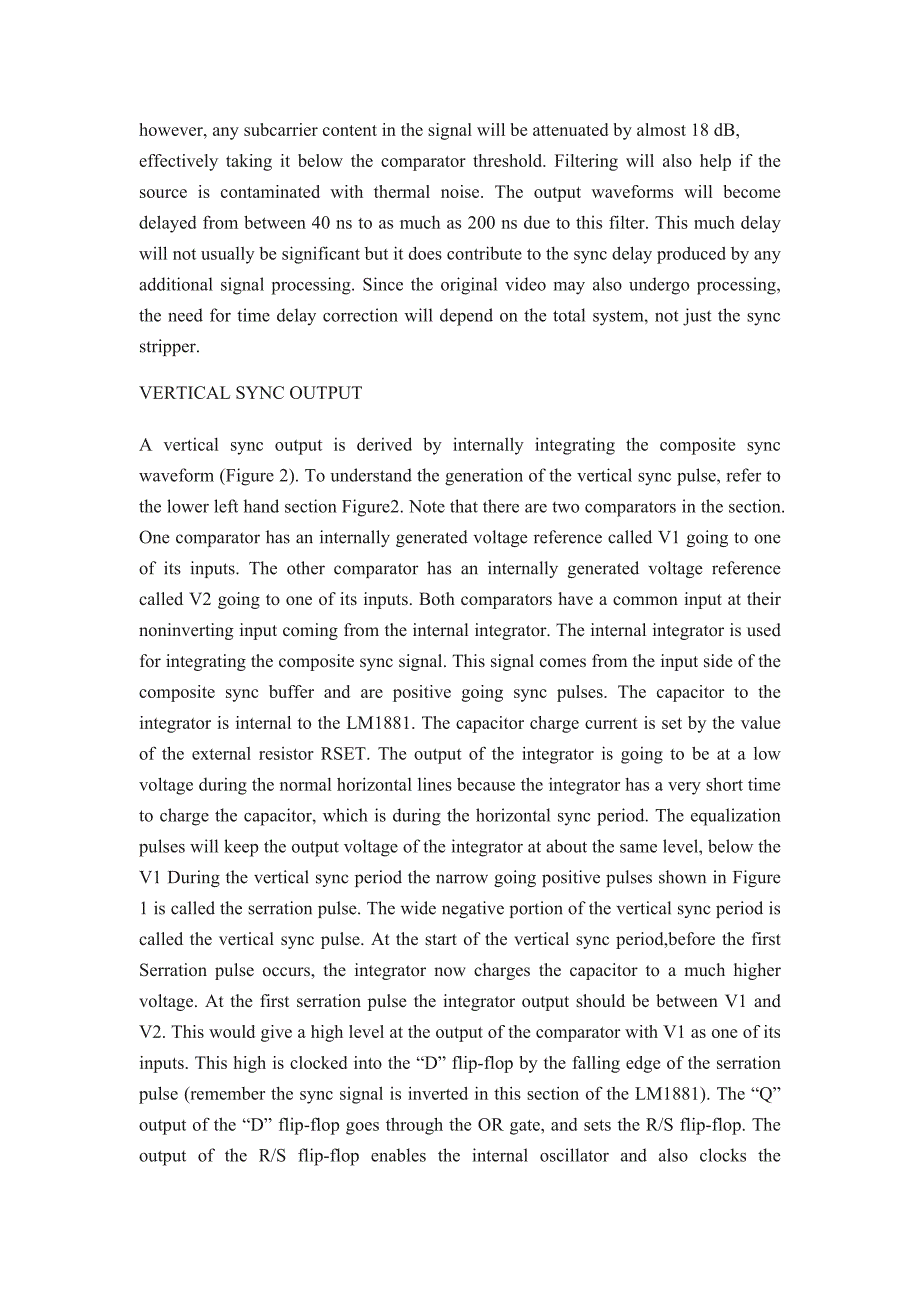 LM1881视频同步分离器中英文翻译_第3页