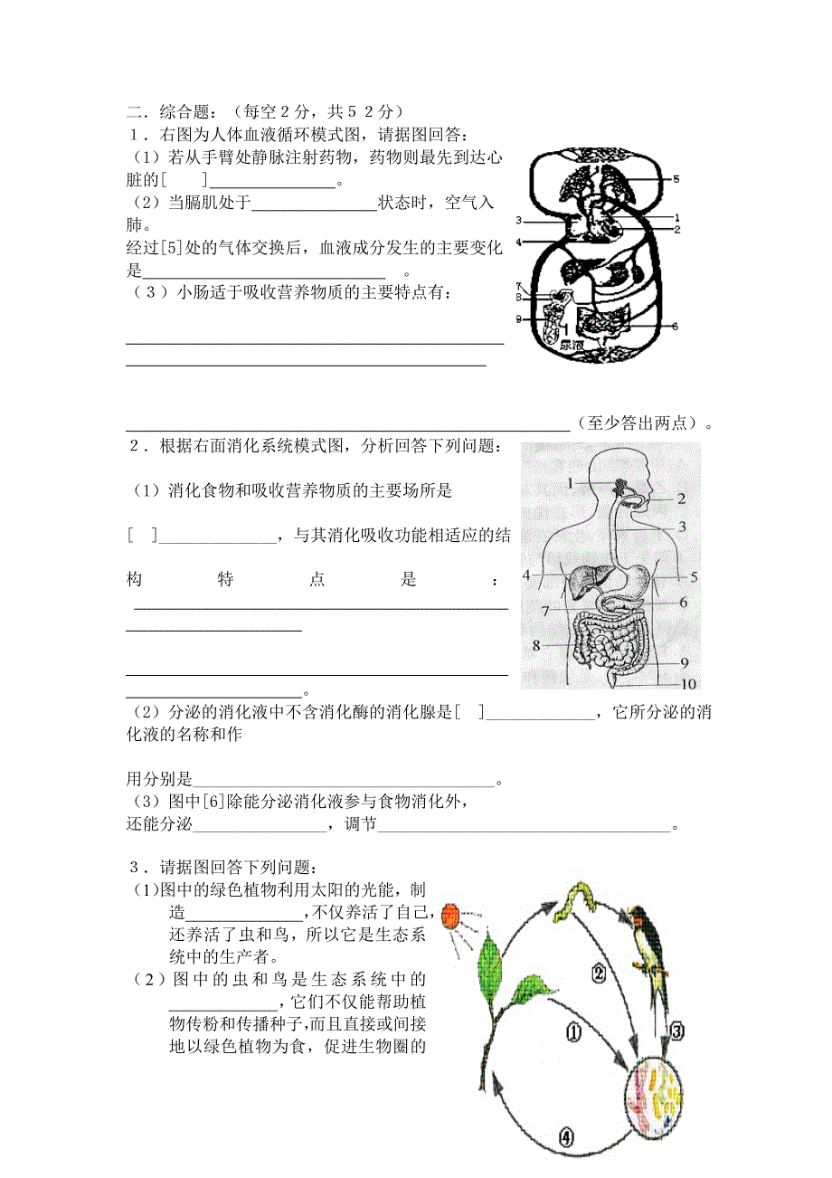 生物中考模拟题.doc_第3页