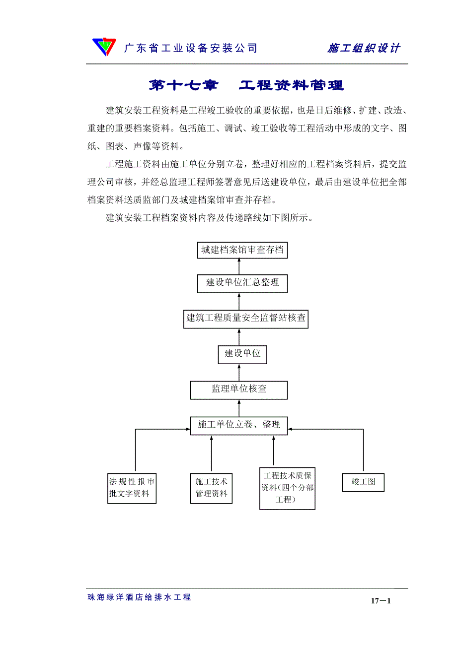 （专业施工组织设计）17章工程资料管理_第1页