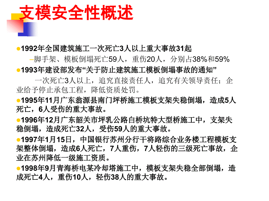 工程施工模板手架坍塌事故解析讲座_第4页