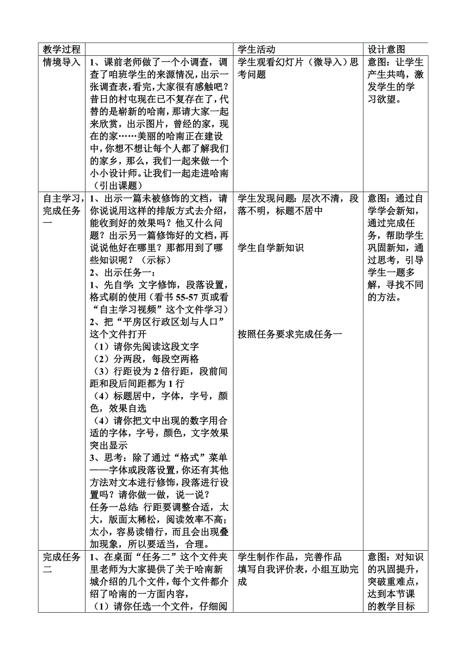 我们一起走近哈南段落设置和文字修饰教学设计_第2页