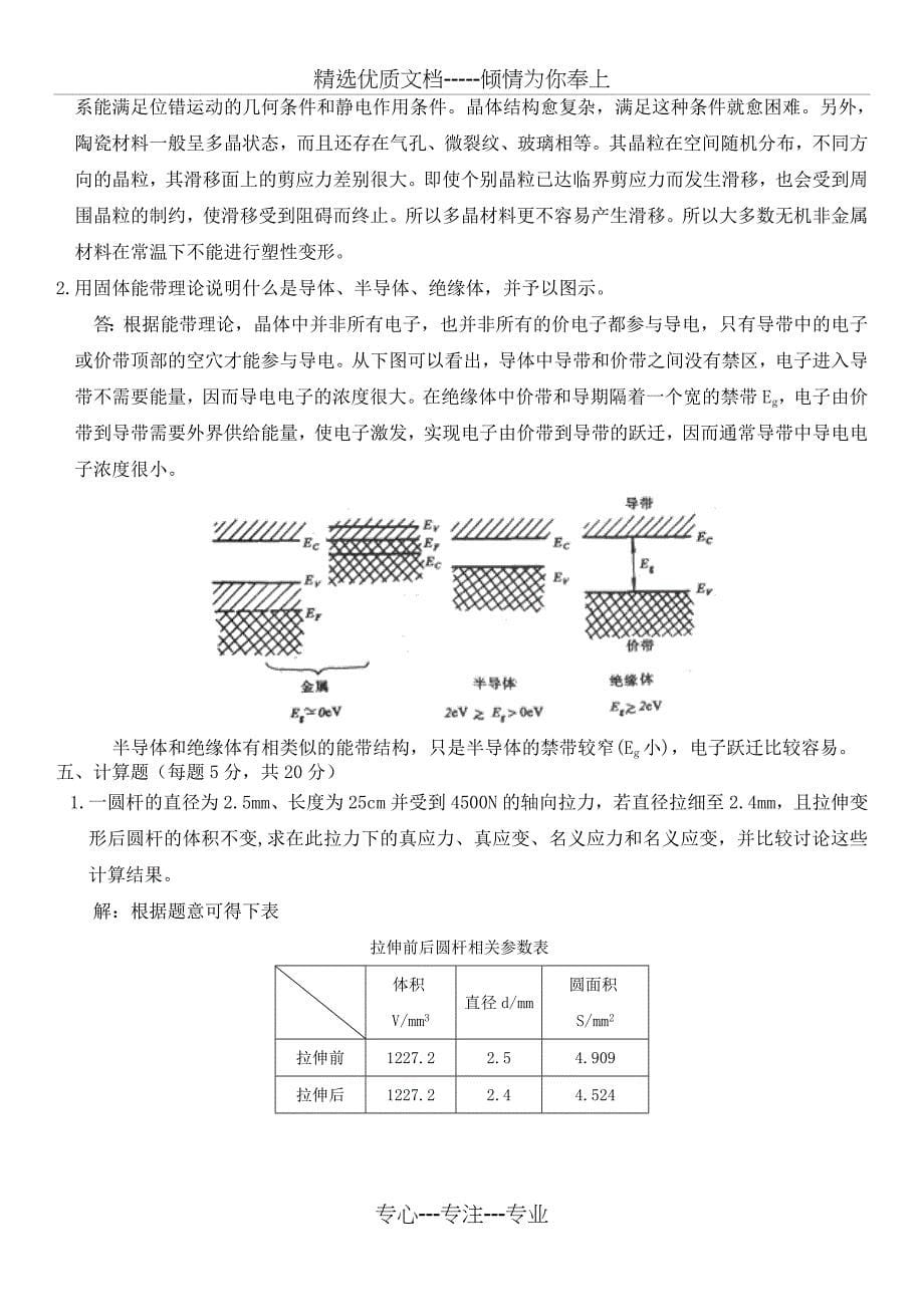 材料物理性能期末复习题(共8页)_第5页