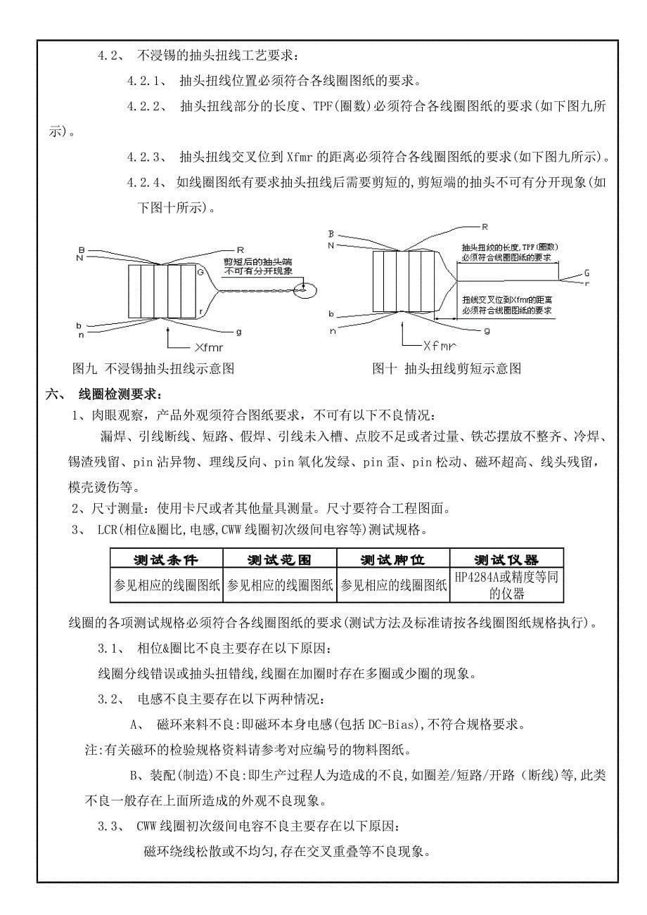 线圈加工要求与承认检验规格书课件_第5页