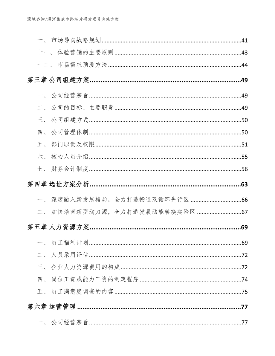 漯河集成电路芯片研发项目实施方案（参考模板）_第2页