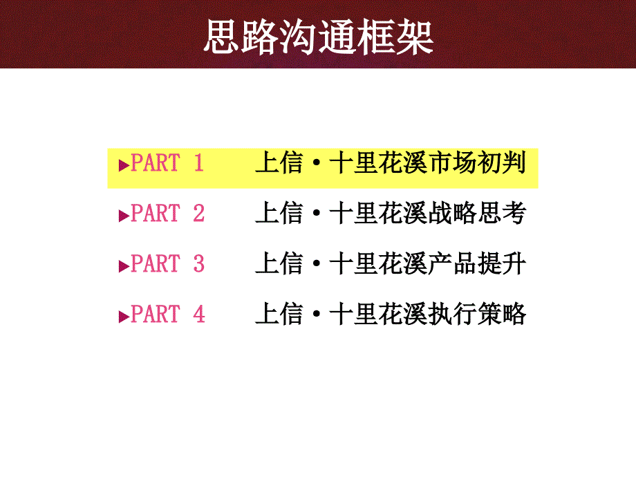 鉴赏上信十里花溪营销战略思路沟通_第3页