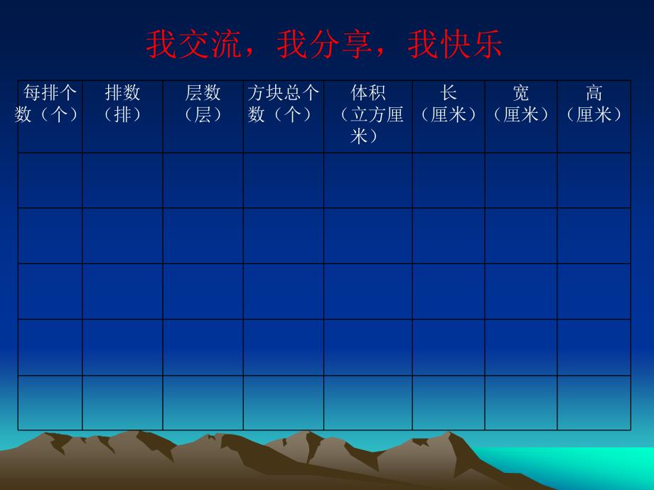 五年级下册数学课件5长方体的体积2冀教版16张PPT_第4页