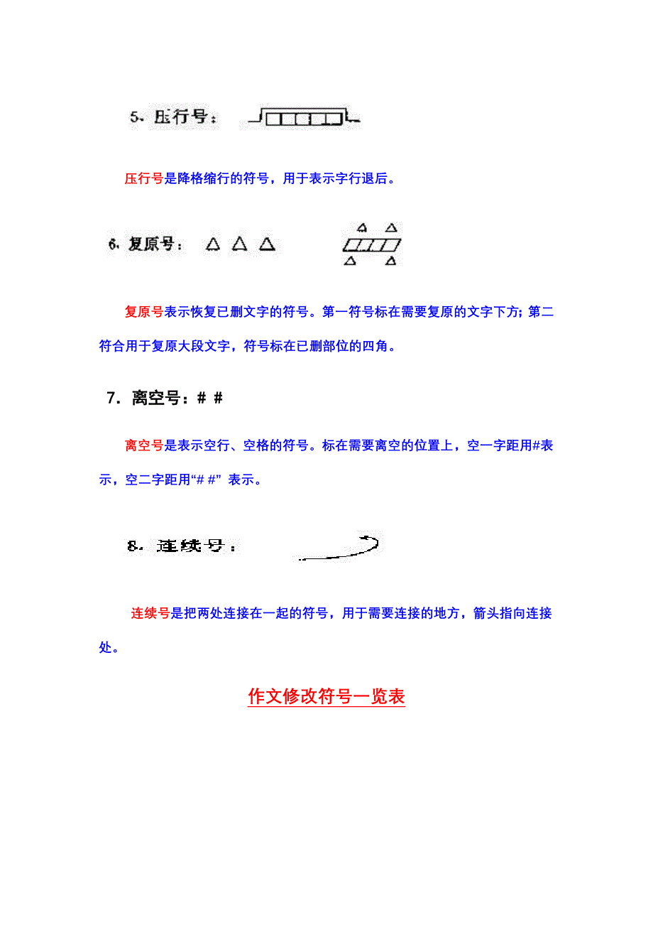 作文修改符号一览_第2页