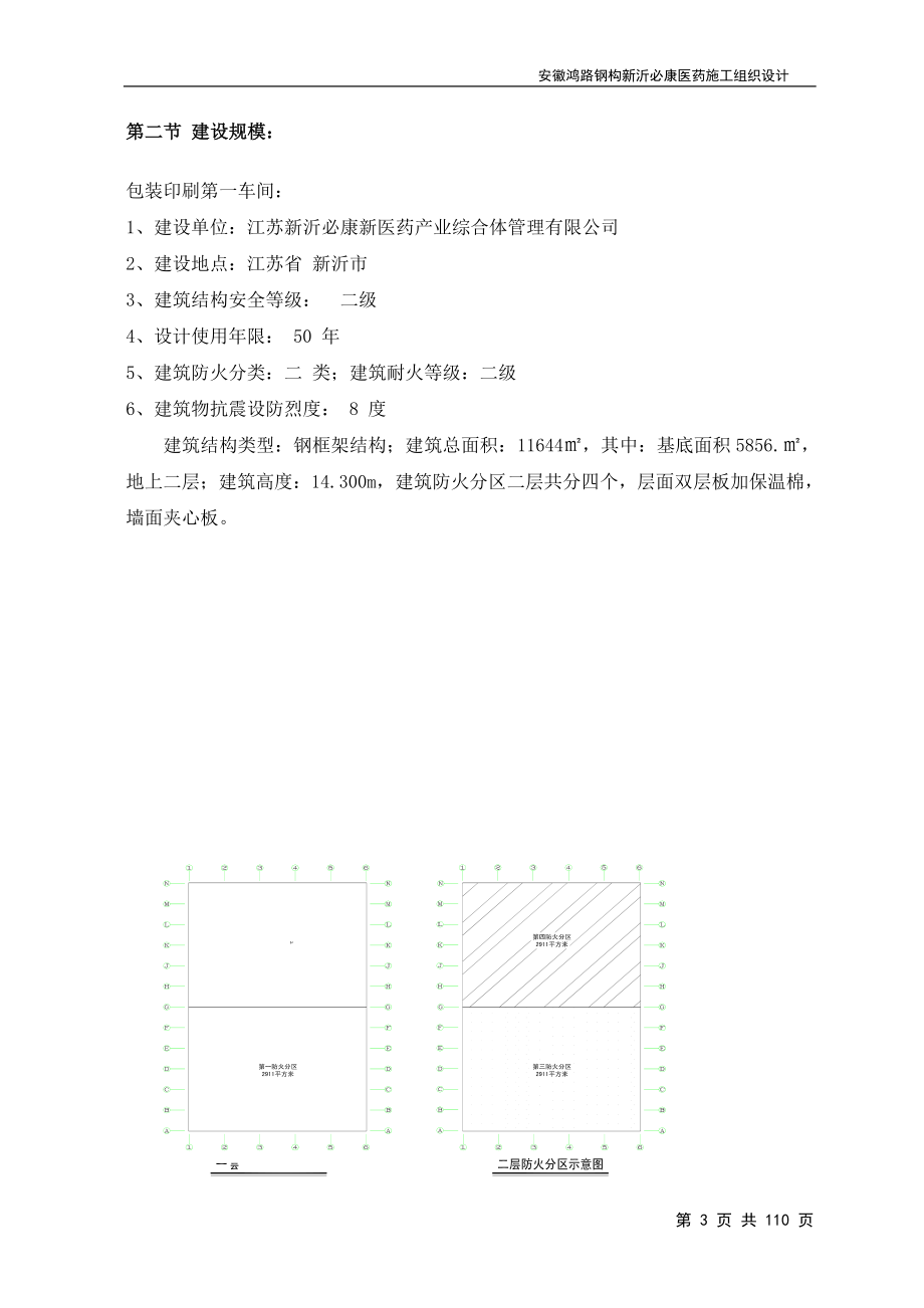 新沂必康新医药产业综合体项目施工组织总设计 包装印刷车间_第3页