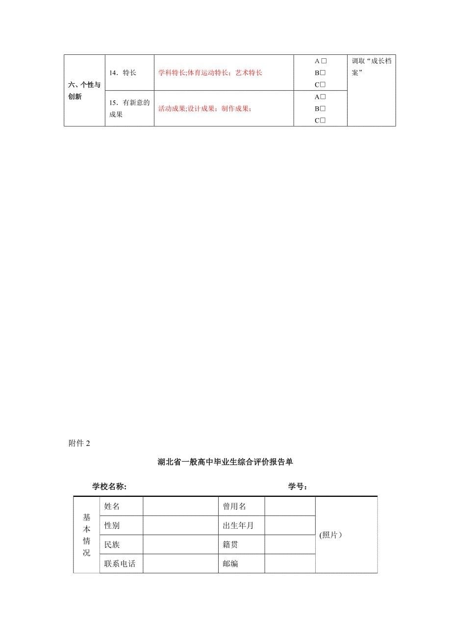 湖北省普通高中学生综合素质评价管理平台_第5页