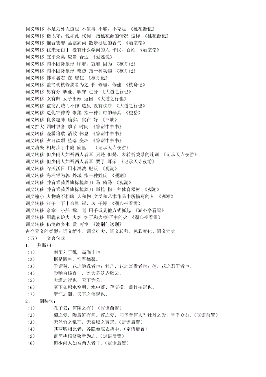 八年级上册文言文重点词语_第3页