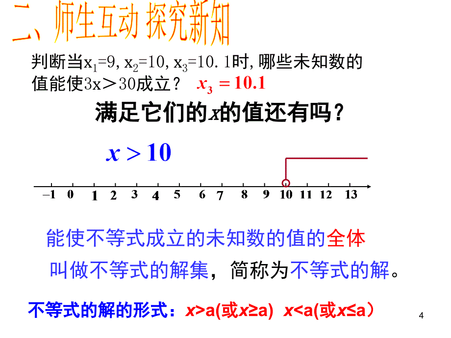 一元一次不等式优质课课堂PPT_第4页