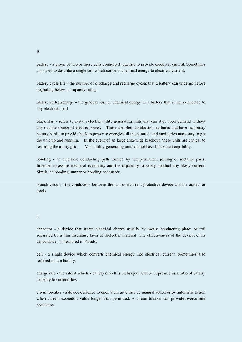 PEC电气工程专业英语证书考试-ElectricityGlossary.doc_第2页