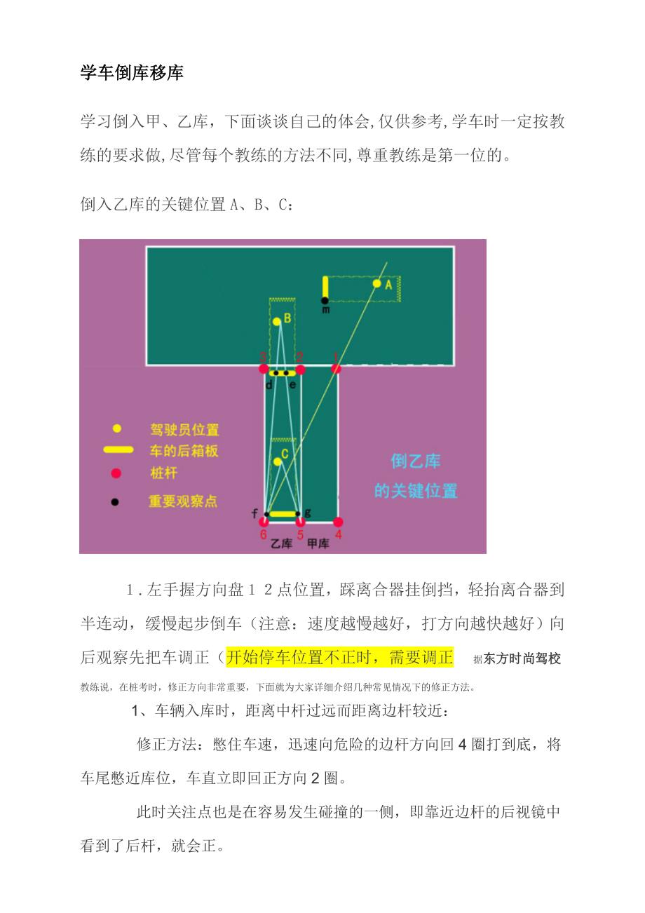 驾照考试倒车等相关部分__图列_第1页