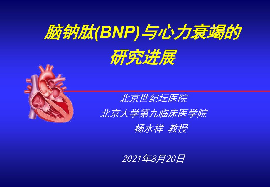 脑钠肽bnp与心力衰竭的研究进展教学课件幻灯_第1页