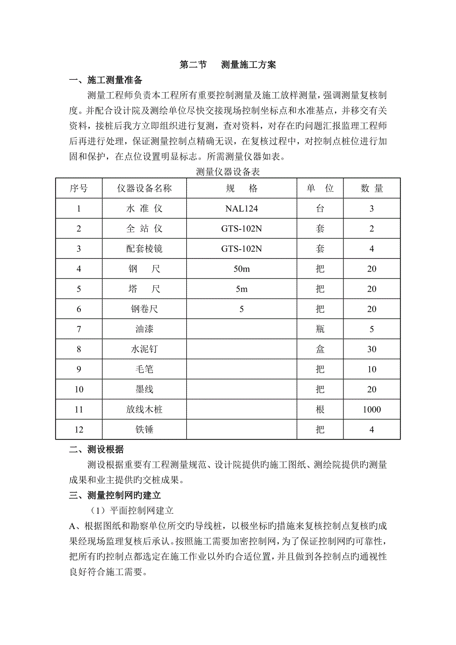 沟槽土方开挖工程专项施工方案_第3页