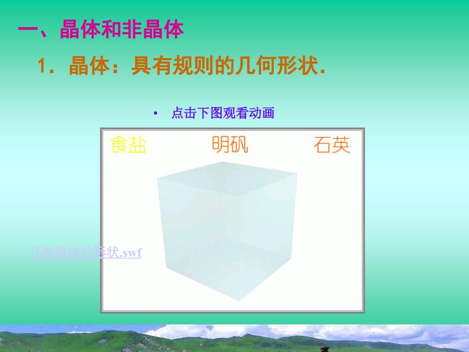 广东省江门一中人教版高中物理选修33课件9.1固体共12张PPT精品教育_第2页