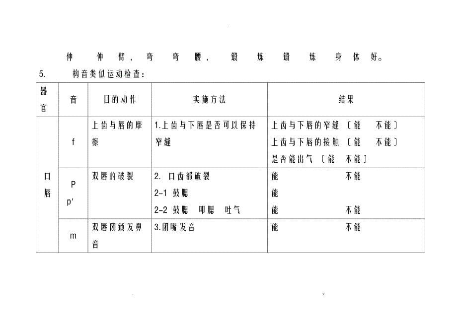 构音障碍检查-中康语音词句_第5页