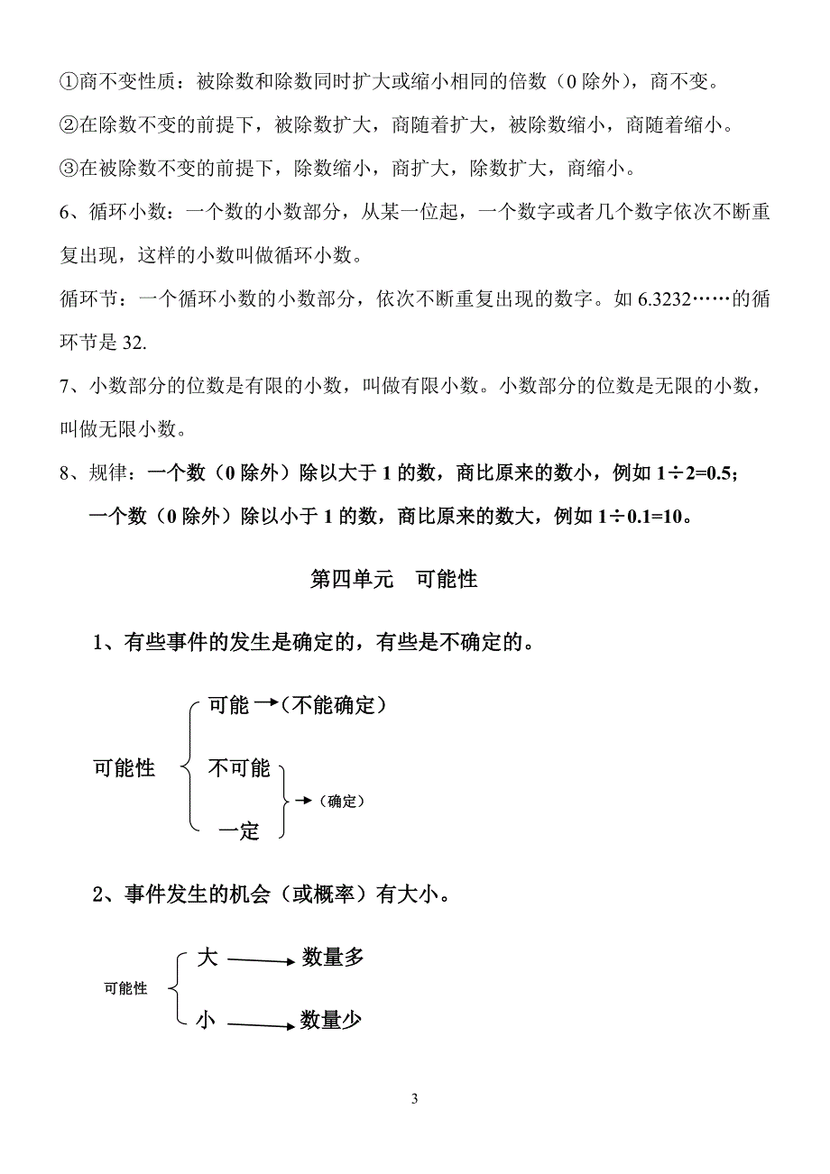 五年级上册知识点归纳(精华版)_第3页