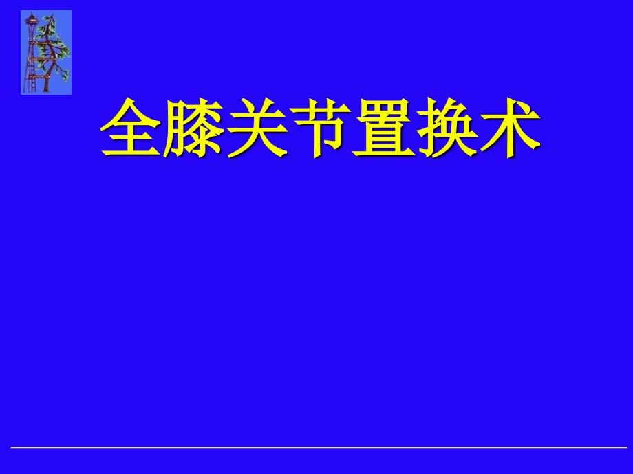 全膝关节置换术骨科课件_第1页