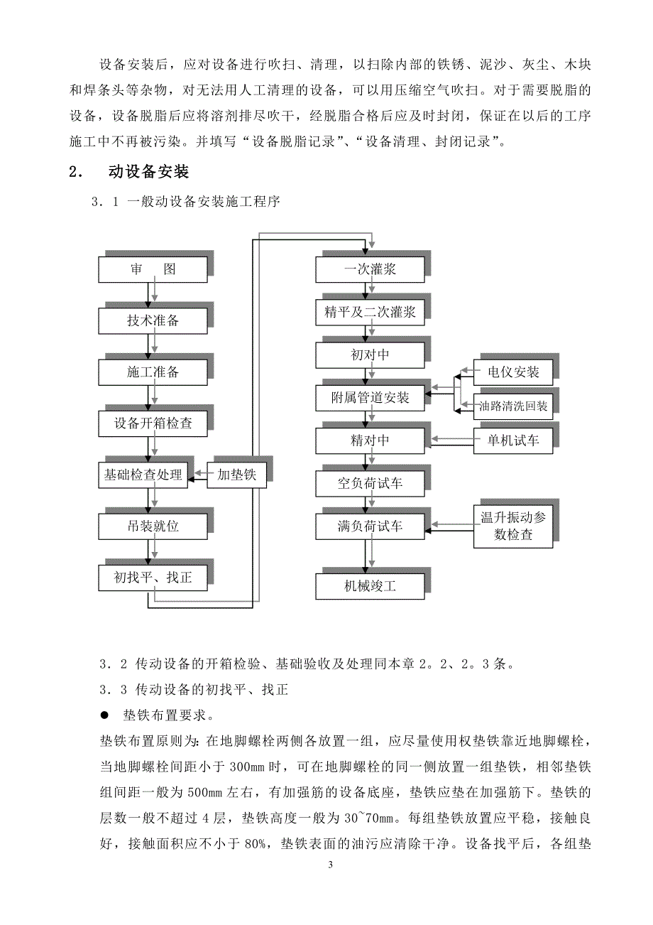 静设备、动设备安装施工技术措施_第3页