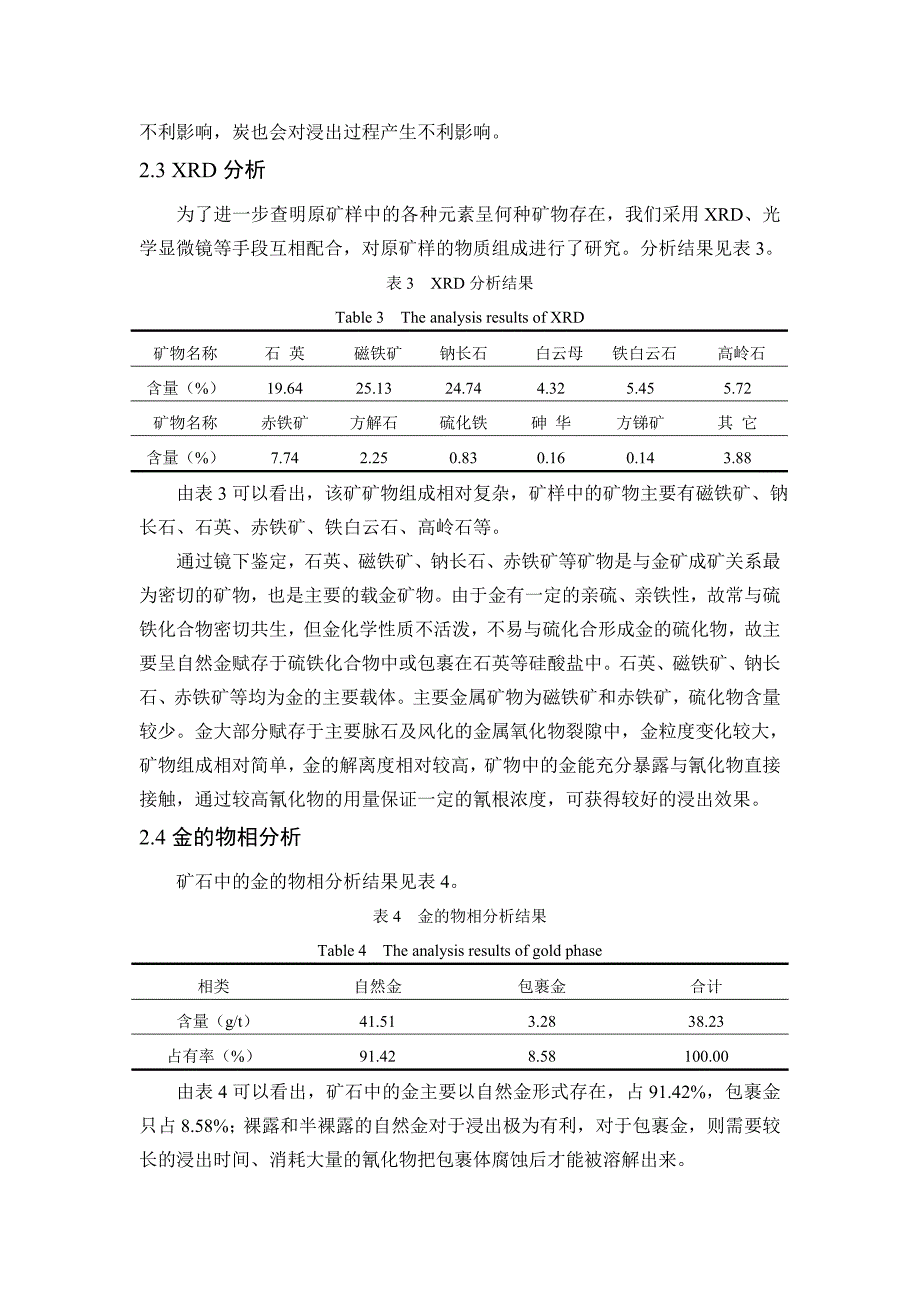 云南某金精矿氰化浸出试验研究_第3页