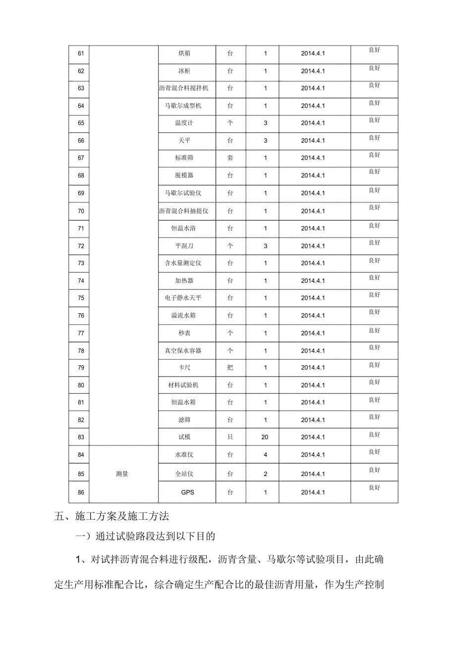 沥青上面层试验段施工方案_第5页